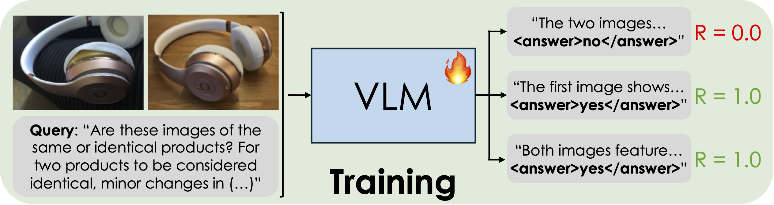 Post-Training VLMs on TWIN